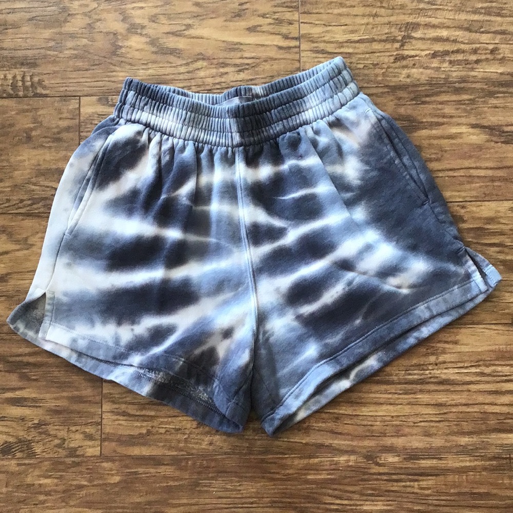New! Abercrombie & Fitch Tie Dye Soft A&F Sweat Shorts XS Garment Died
